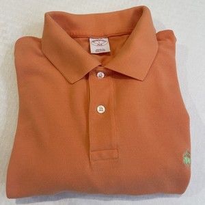 Brooks Brothers Men’s Large Orange Golf Polo